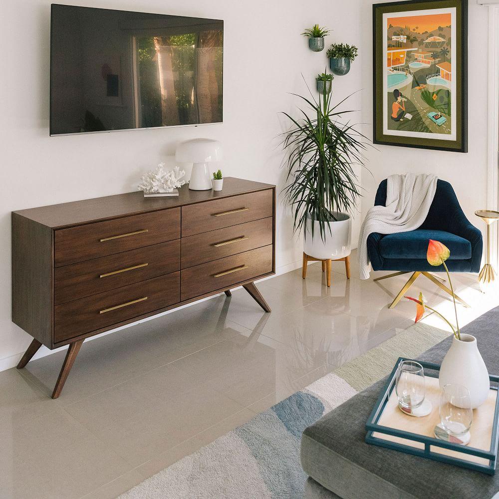 West elm wright 6 on sale drawer dresser